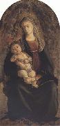 Sandro Botticelli, Madonna and Child in Glory with Cherubim